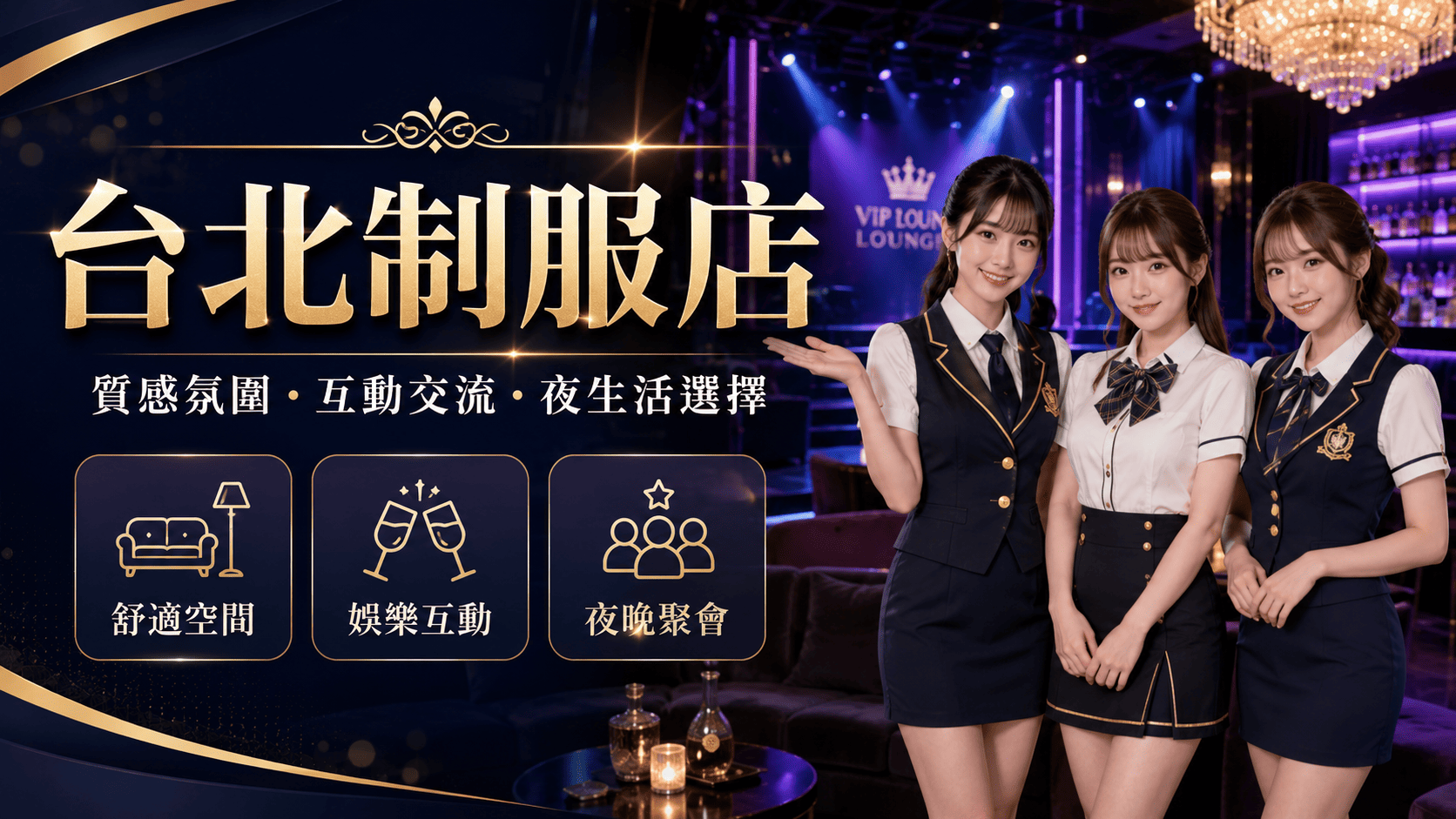 台北制服店是酒店產業中常見的一種店型,通常以特定制服風格