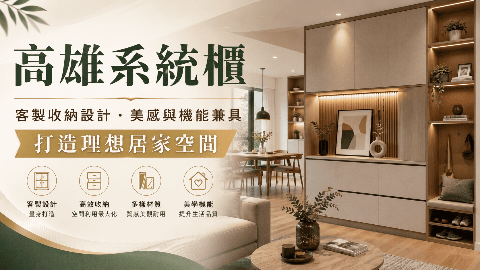 裝潢新家或翻修住宅時，系統櫃已經成為許多家庭的首選。